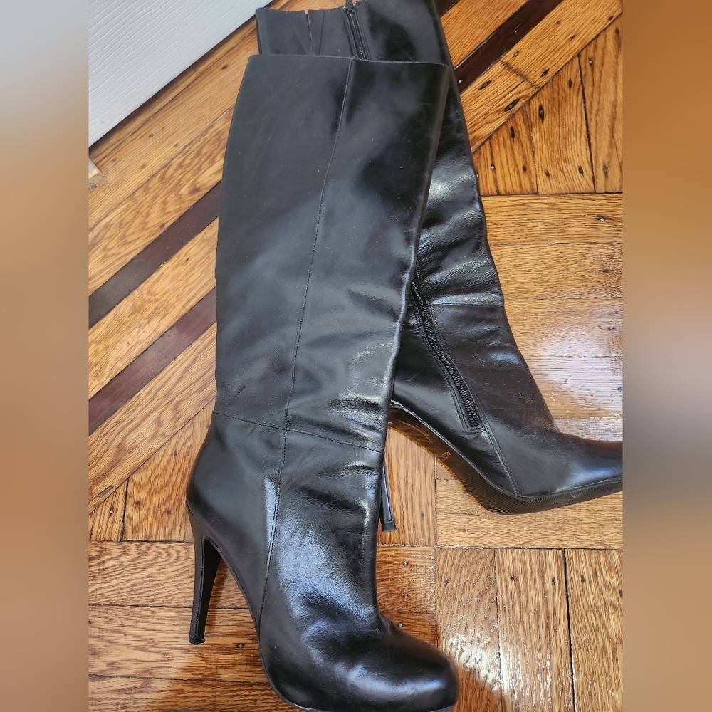 Aldo - Black Leather Boots